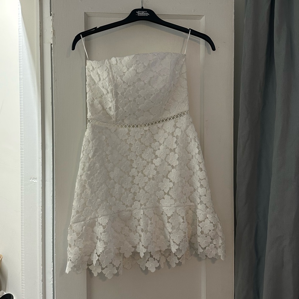 NWT Karina Grimaldi Strapless Dress M